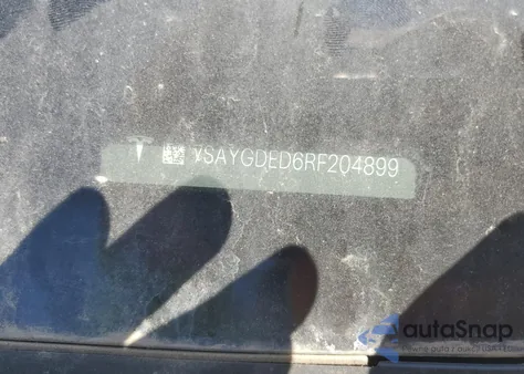 2024 Tesla Model Y from USA, damaged, VIN 7SAYGDED6RF204899